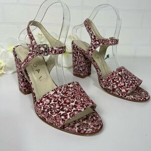 Ouigal Lexi Heels Womens size EU 39 US 8.5 Floral